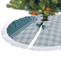 Aloha Hawaii Cowboys Paniolo Tree Skirt Teal Palaka - Polynesian Pride