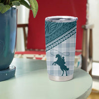 Aloha Hawaii Cowboys Paniolo Tumbler Cup Teal Palaka - Polynesian Pride
