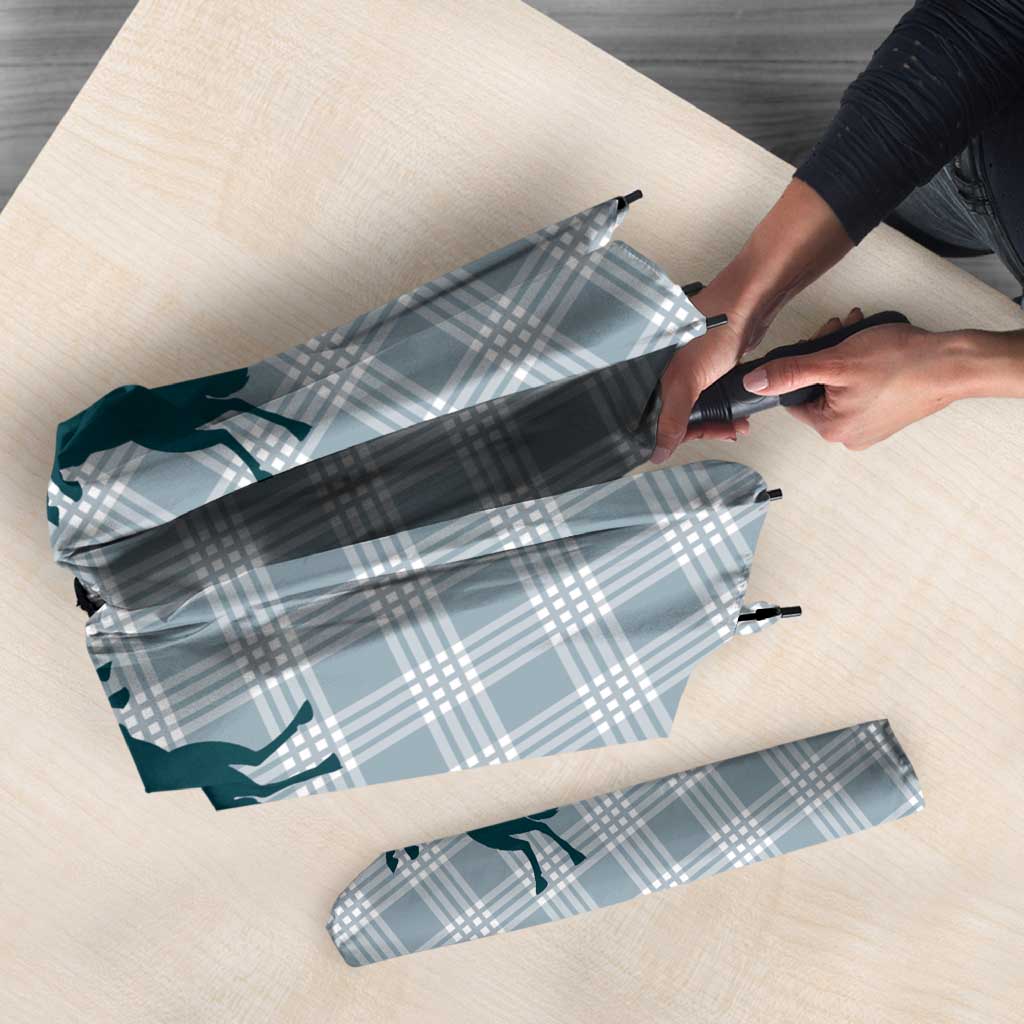 Aloha Hawaii Cowboys Paniolo Umbrella Teal Palaka - Polynesian Pride