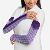 Aloha Hawaii Cowboys Paniolo Arm Sleeves Violet Palaka - Polynesian Pride