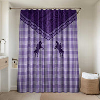 Aloha Hawaii Cowboys Paniolo Bathroom Set Violet Palaka - Polynesian Pride