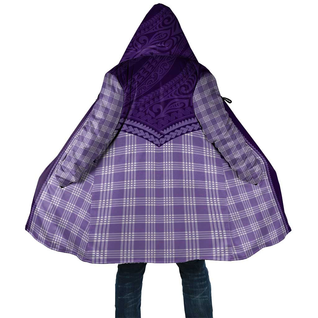 Aloha Hawaii Cowboys Paniolo Cloak Violet Palaka - Polynesian Pride