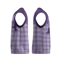 Aloha Hawaii Cowboys Paniolo Christmas Knitted V-Neck Vest Violet Palaka - Polynesian Pride