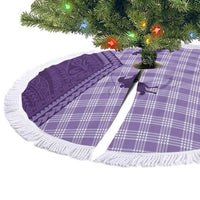 Aloha Hawaii Cowboys Paniolo Tree Skirt Violet Palaka - Polynesian Pride