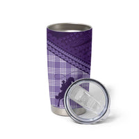 Aloha Hawaii Cowboys Paniolo Tumbler Cup Violet Palaka - Polynesian Pride