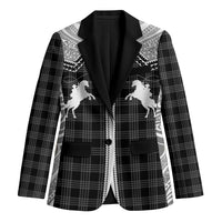 Aloha Hawaii Cowboys Paniolo Blazer Black Palaka - Polynesian Pride