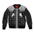 Aloha Hawaii Cowboys Paniolo Bomber Jacket Black Palaka - Polynesian Pride