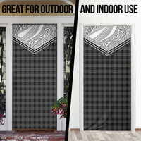 Aloha Hawaii Cowboys Paniolo Door Cover Black Palaka - Polynesian Pride