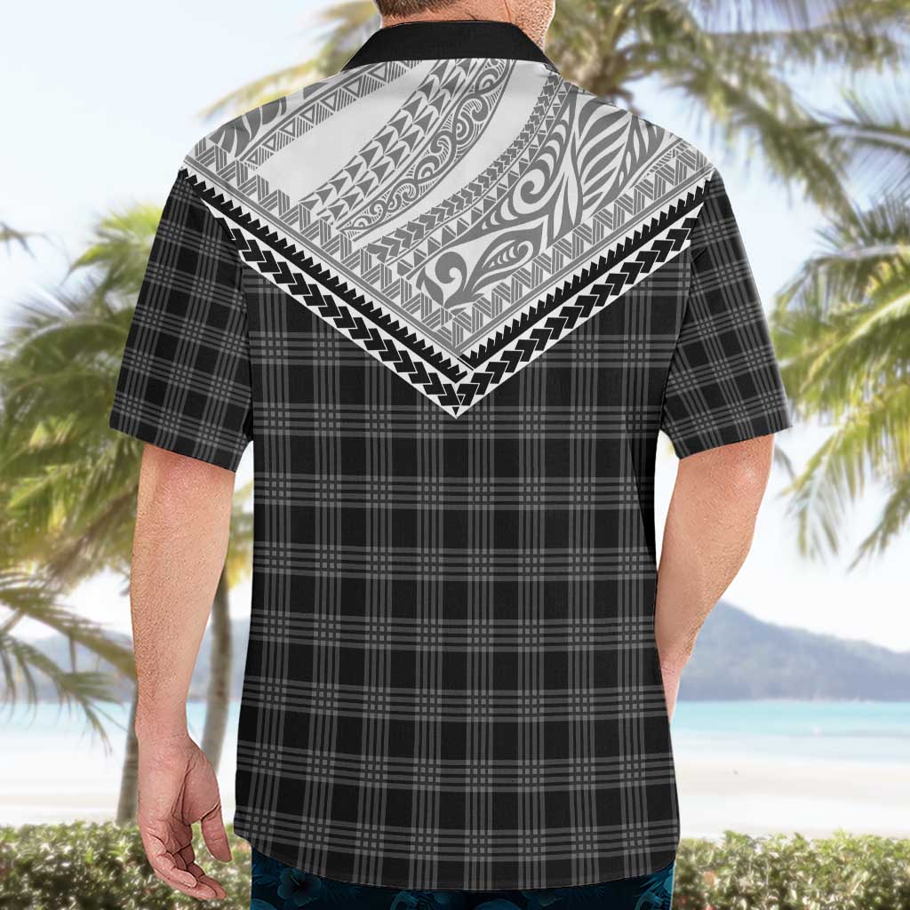 Aloha Hawaii Cowboys Paniolo Hawaiian Shirt Black Palaka - Polynesian Pride