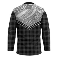 Aloha Hawaii Cowboys Paniolo Hockey Jersey Black Palaka - Polynesian Pride