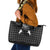 Aloha Hawaii Cowboys Paniolo Leather Tote Bag Black Palaka - Polynesian Pride