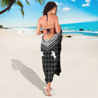 Aloha Hawaii Cowboys Paniolo Sarong Black Palaka - Polynesian Pride