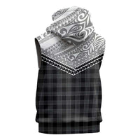 Aloha Hawaii Cowboys Paniolo Sleeveless Hoodie Black Palaka - Polynesian Pride