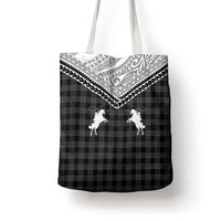 Aloha Hawaii Cowboys Paniolo Tote Bag Black Palaka - Polynesian Pride