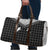 Aloha Hawaii Cowboys Paniolo Travel Bag Black Palaka - Polynesian Pride