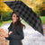 Aloha Hawaii Cowboys Paniolo Umbrella Black Palaka - Polynesian Pride
