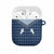 Aloha Hawaii Cowboys Paniolo AirPods Case Navy Blue Palaka - Polynesian Pride