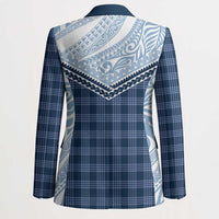 Aloha Hawaii Cowboys Paniolo Blazer Navy Blue Palaka - Polynesian Pride