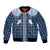 Aloha Hawaii Cowboys Paniolo Bomber Jacket Navy Blue Palaka - Polynesian Pride