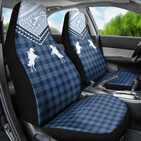 Aloha Hawaii Cowboys Paniolo Car Seat Cover Navy Blue Palaka - Polynesian Pride