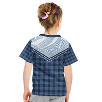 Aloha Hawaii Cowboys Paniolo Kid T Shirt Navy Blue Palaka - Polynesian Pride