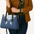Aloha Hawaii Cowboys Paniolo Leather Bag Navy Blue Palaka - Polynesian Pride