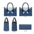 Aloha Hawaii Cowboys Paniolo Leather Bag Navy Blue Palaka - Polynesian Pride