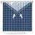 Aloha Hawaii Cowboys Paniolo Shower Curtain Navy Blue Palaka - Polynesian Pride