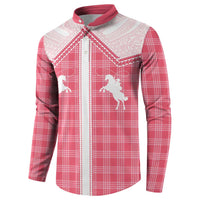 Aloha Hawaii Cowboys Paniolo Button Sweatshirt Rose Palaka - Polynesian Pride