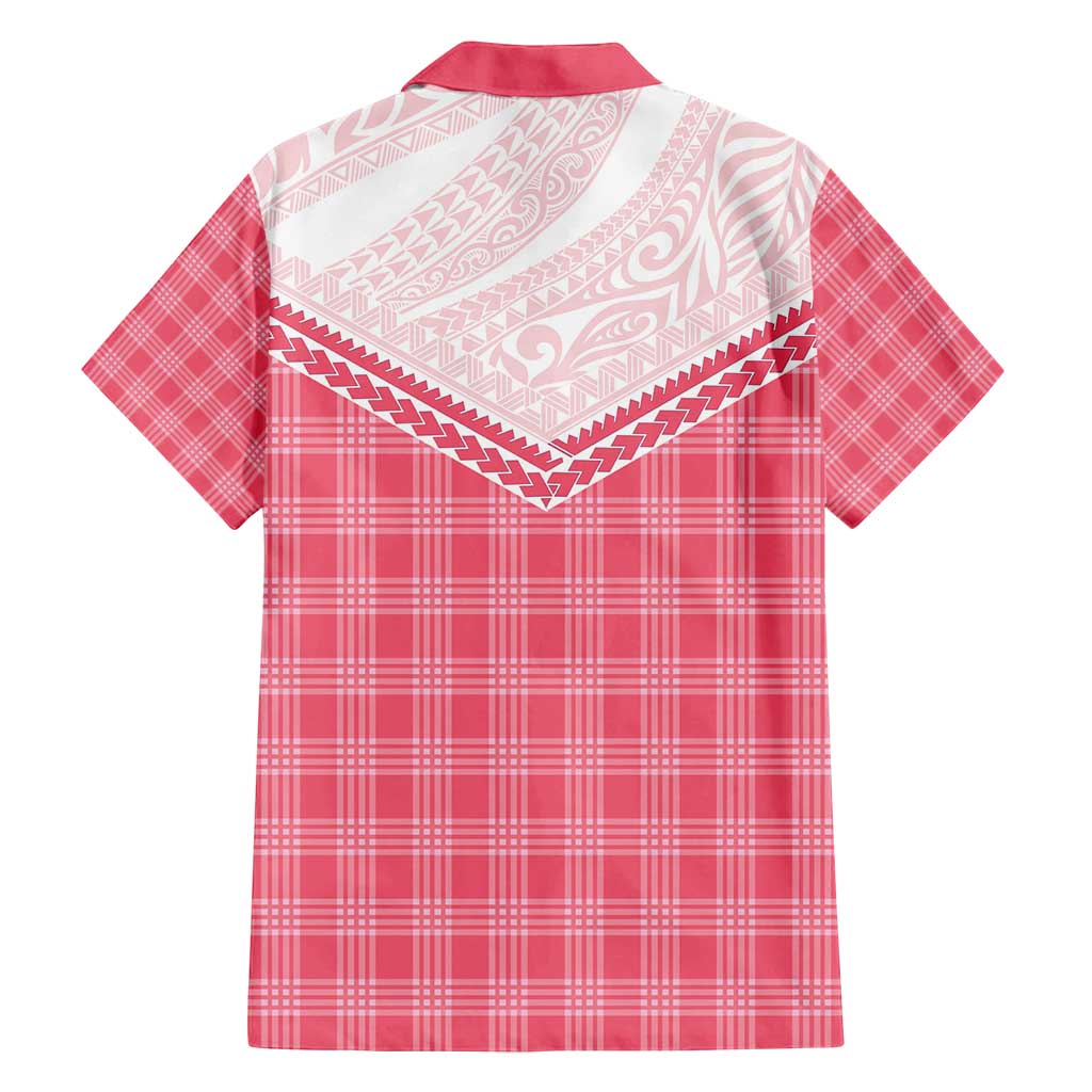 Aloha Hawaii Cowboys Paniolo Family Matching Off Shoulder Maxi Dress and Hawaiian Shirt Rose Palaka - Polynesian Pride