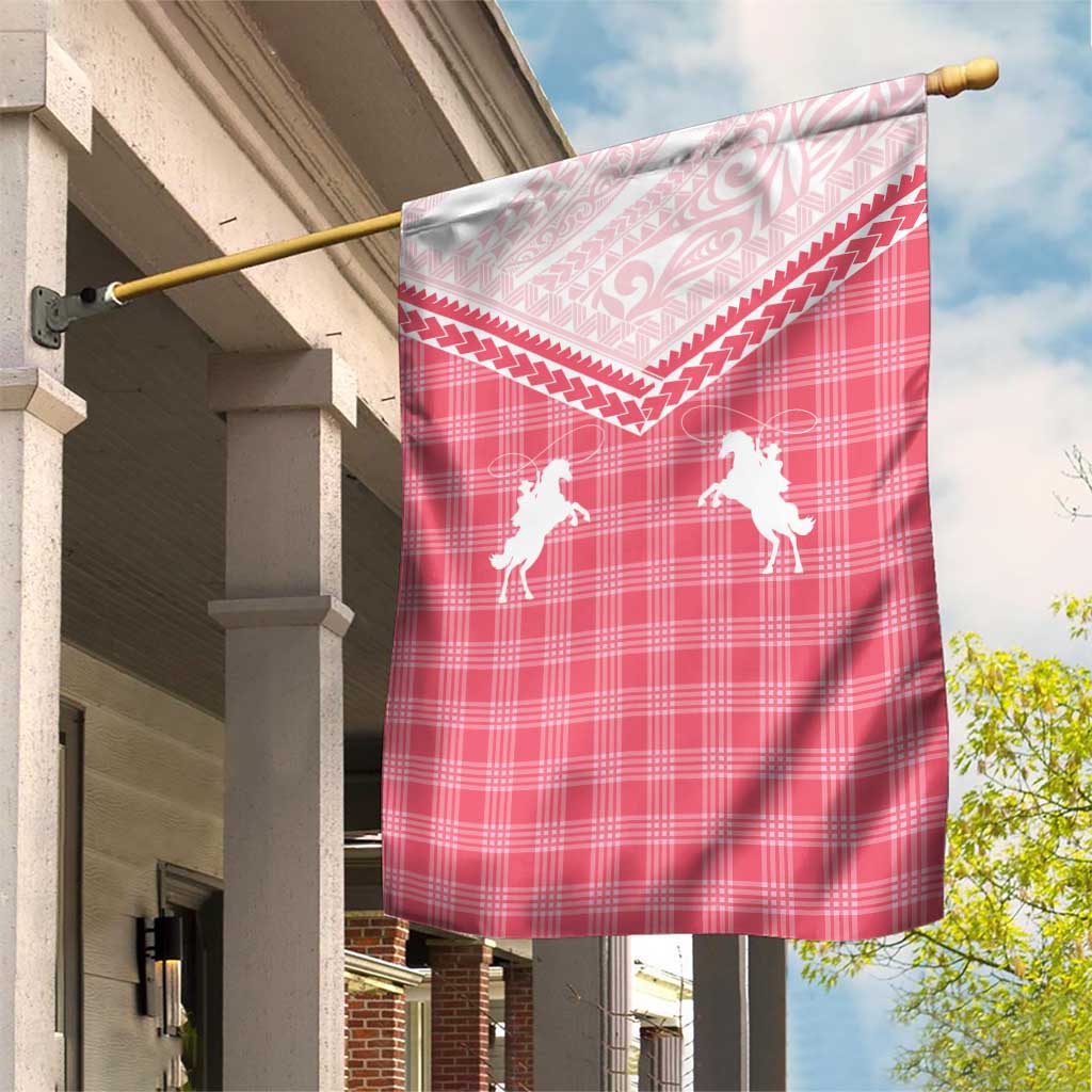 Aloha Hawaii Cowboys Paniolo Garden Flag Rose Palaka - Polynesian Pride