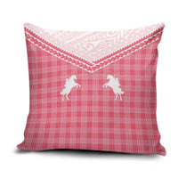 Aloha Hawaii Cowboys Paniolo Pillow Cover Rose Palaka - Polynesian Pride