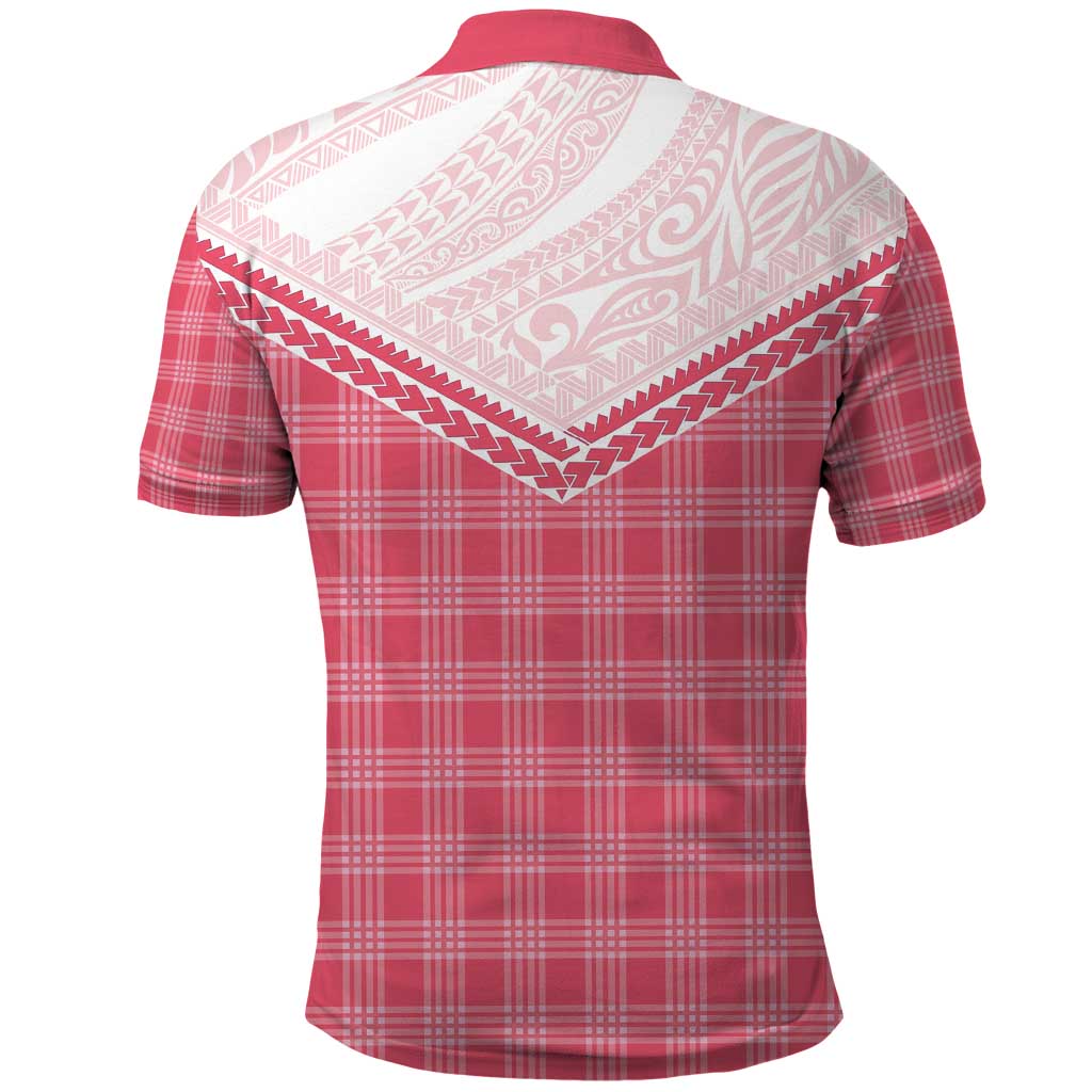 Aloha Hawaii Cowboys Paniolo Polo Shirt Rose Palaka - Polynesian Pride