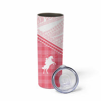 Aloha Hawaii Cowboys Paniolo Skinny Tumbler Rose Palaka - Polynesian Pride