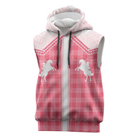 Aloha Hawaii Cowboys Paniolo Sleeveless Hoodie Rose Palaka - Polynesian Pride