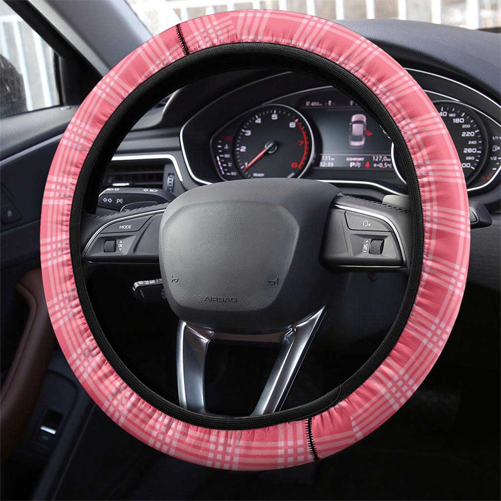Aloha Hawaii Cowboys Paniolo Steering Wheel Cover Rose Palaka - Polynesian Pride