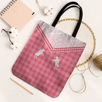 Aloha Hawaii Cowboys Paniolo Tote Bag Rose Palaka - Polynesian Pride