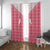 Aloha Hawaii Cowboys Paniolo Window Curtain Rose Palaka - Polynesian Pride
