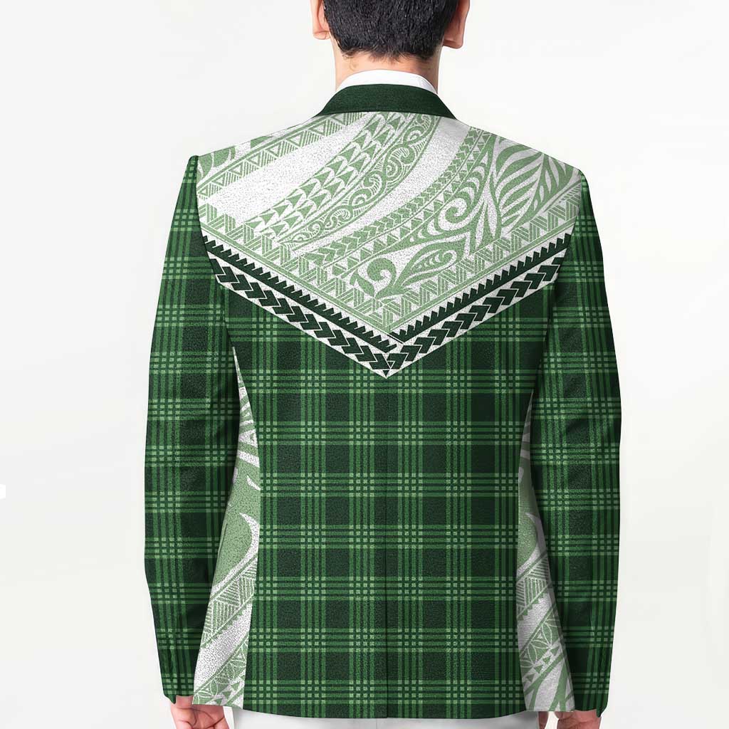 Aloha Hawaii Cowboys Paniolo Blazer Forest Green Palaka - Polynesian Pride