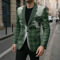 Aloha Hawaii Cowboys Paniolo Blazer Forest Green Palaka - Polynesian Pride