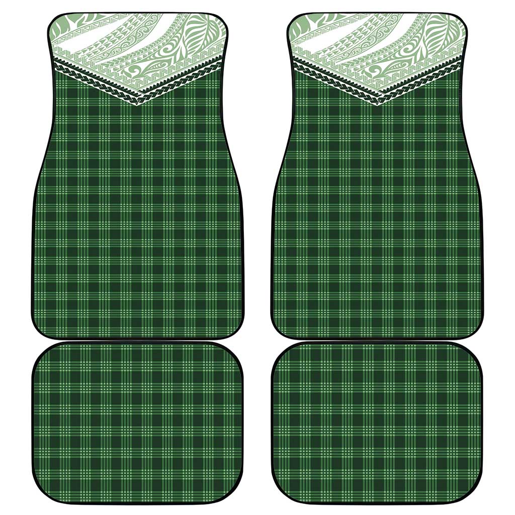 Aloha Hawaii Cowboys Paniolo Car Mats Forest Green Palaka - Polynesian Pride