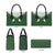 Aloha Hawaii Cowboys Paniolo Leather Bag Forest Green Palaka - Polynesian Pride