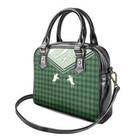 Aloha Hawaii Cowboys Paniolo Shoulder Handbag Forest Green Palaka - Polynesian Pride