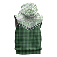 Aloha Hawaii Cowboys Paniolo Sleeveless Zip Hoodie Forest Green Palaka - Polynesian Pride