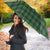 Aloha Hawaii Cowboys Paniolo Umbrella Forest Green Palaka - Polynesian Pride