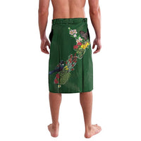Kia Ora New Zealand Floral Personalized Lavalava Sage Green - Polynesian Pride