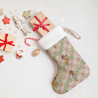 Beige Palaka Hula Girls Seamless Hawaii Aloha Christmas Stocking - Polynesian Pride