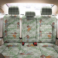 Mint Palaka Hula Girls Seamless Hawaii Aloha Back Car Seat Cover - Polynesian Pride