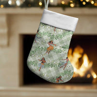 Mint Palaka Hula Girls Seamless Hawaii Aloha Christmas Stocking - Polynesian Pride
