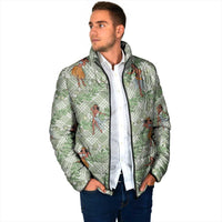 Mint Palaka Hula Girls Seamless Hawaii Aloha Padded Jacket - Polynesian Pride